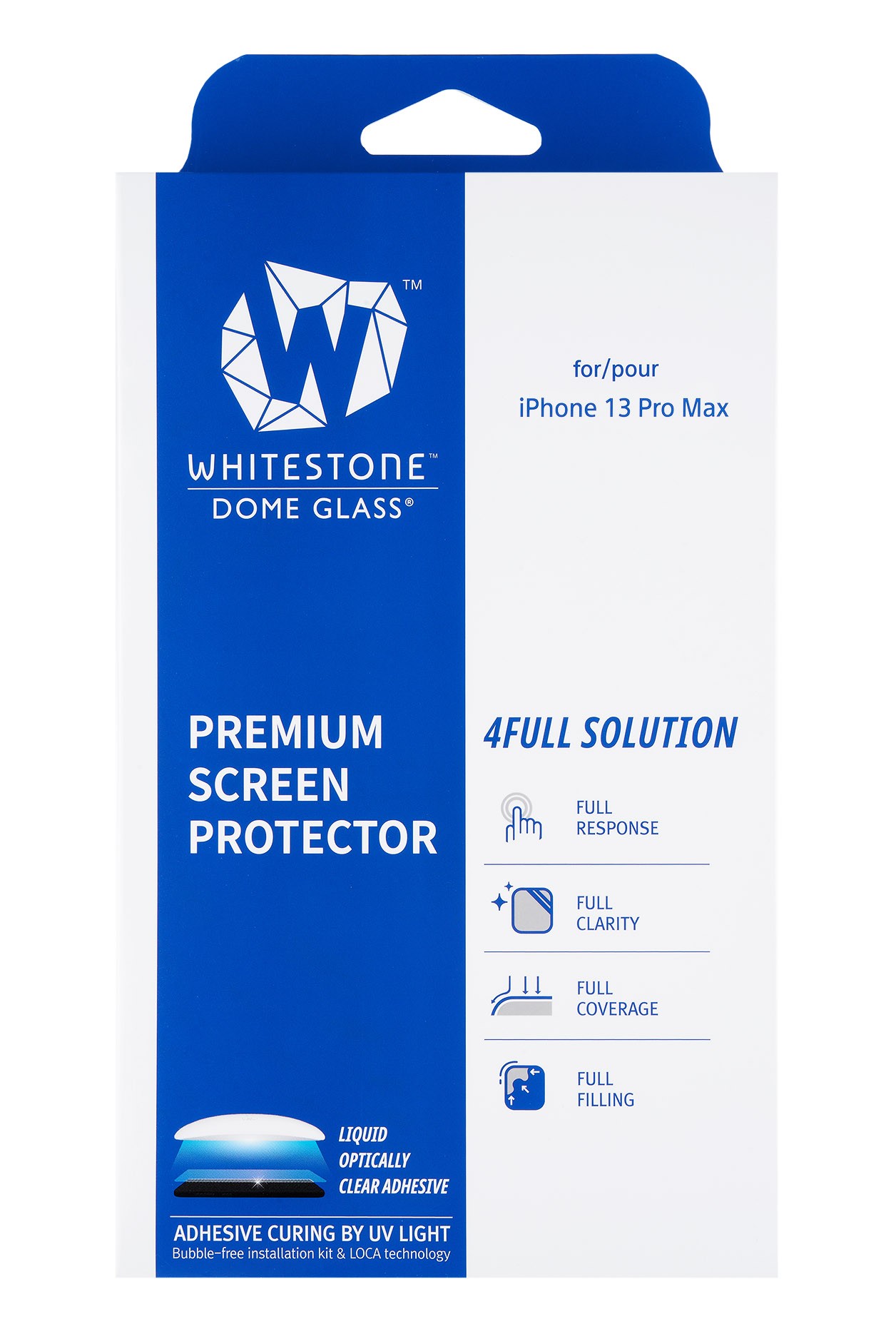 Защитное стекло Whitestone Dome glass для iPhone 13 Pro Max