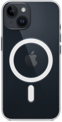 Чехол Apple Clear MagSafe для iPhone 14 (MPU13FEA), прозрачный 2