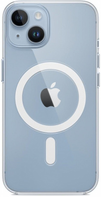 Чехол Apple Clear MagSafe для iPhone 14 (MPU13FEA), прозрачный 4