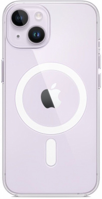 Чехол Apple Clear MagSafe для iPhone 14 (MPU13FEA), прозрачный 3
